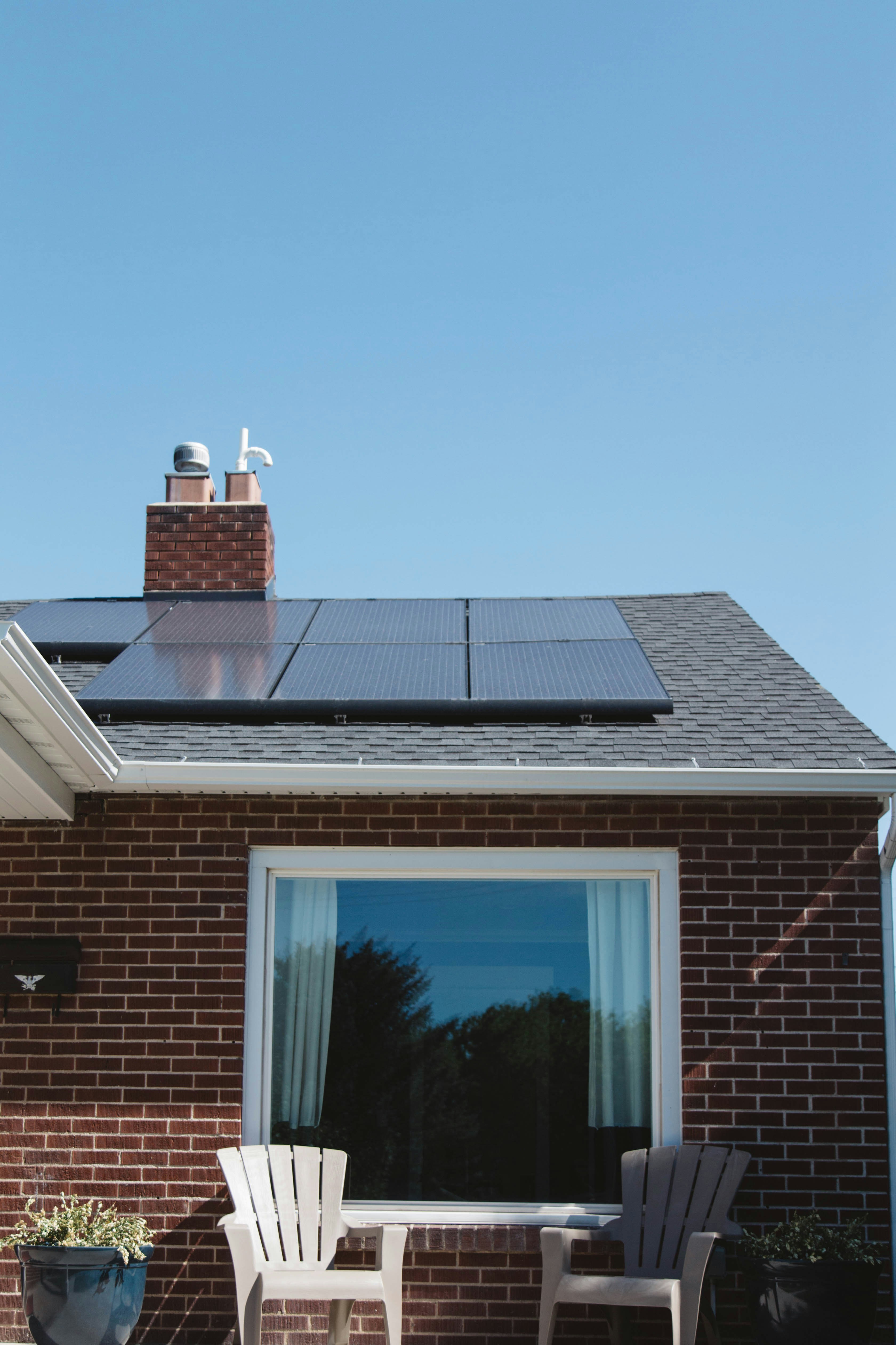 north carolina home with solar panels